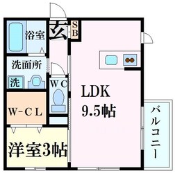 アンバーキューブの物件間取画像